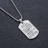 TAG NECKLACE WITH ARMY ENGRAVING