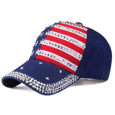 AMERICAN FLAG BASEBALL CAP