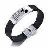 BLACK SILICONE BANGLE