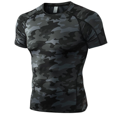ARMY SHORT SLEEVE FITNESS T-SHIRT